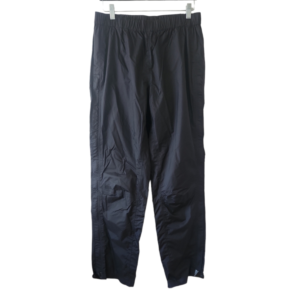 MEC Black Splash Windbeaker Pants Zipper Side Unisex Sz Men's Medium